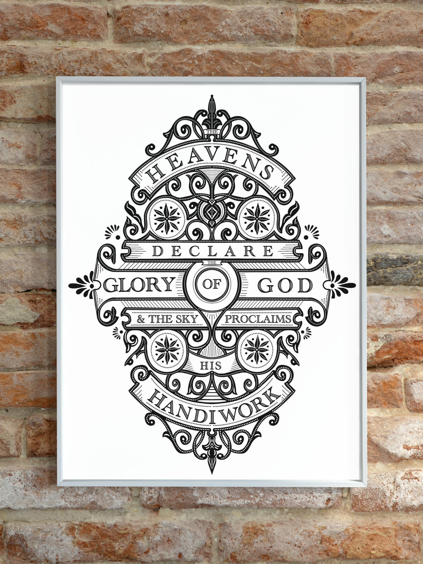 The Heavens Declare | Psalm 19:1 Print