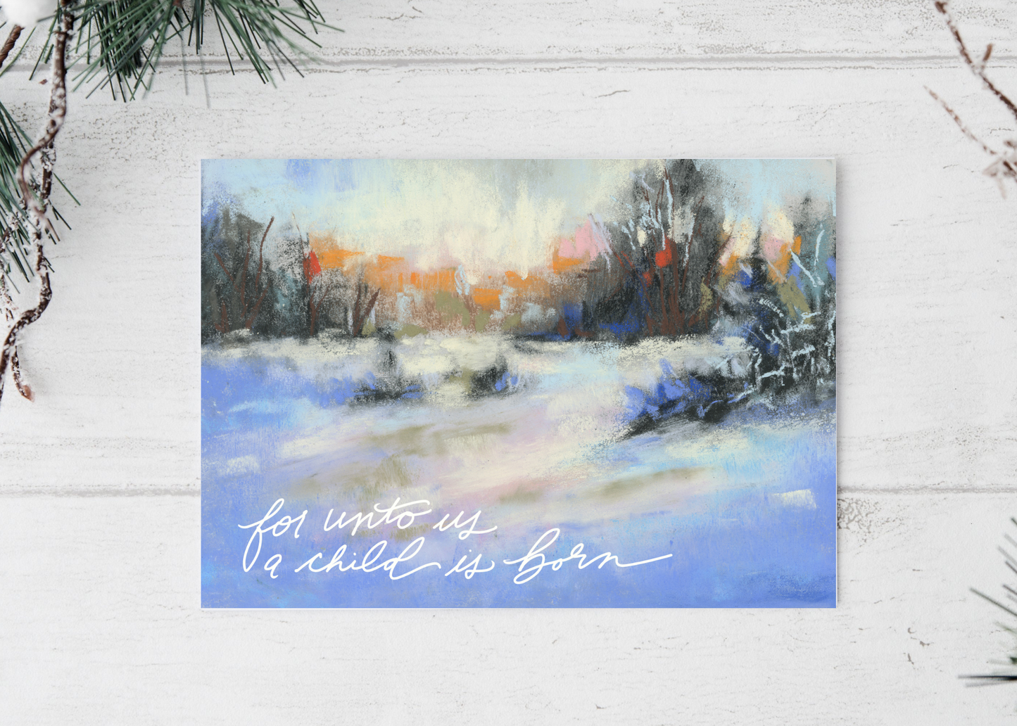 For Unto Us a Child is Born Card