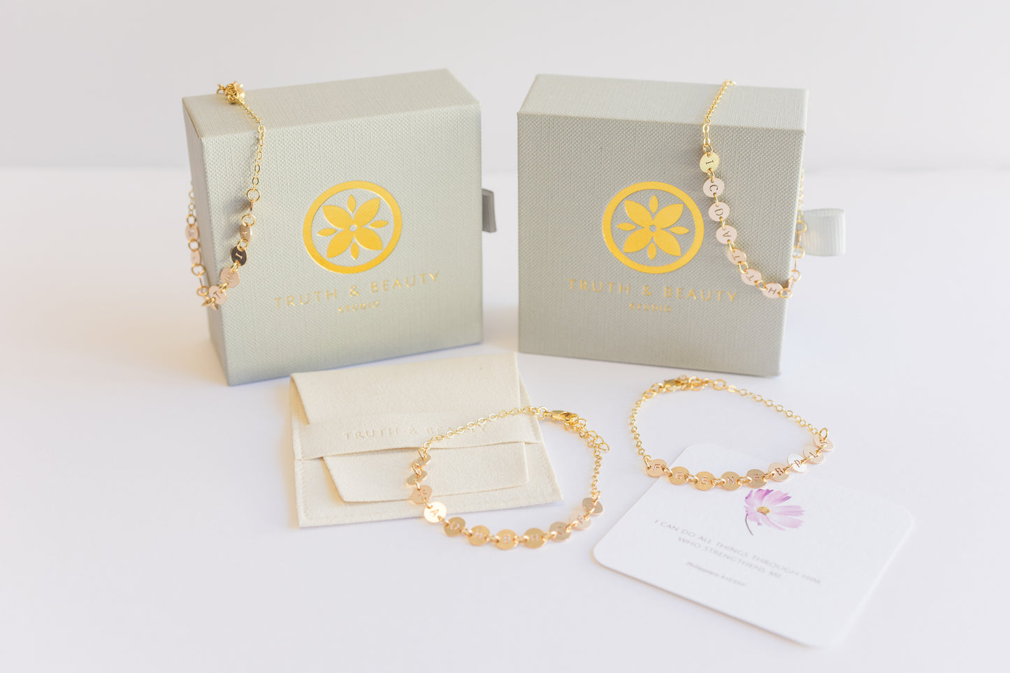 Elia Letter Bracelet for Scripture Memory | Living Word Jewelry™
