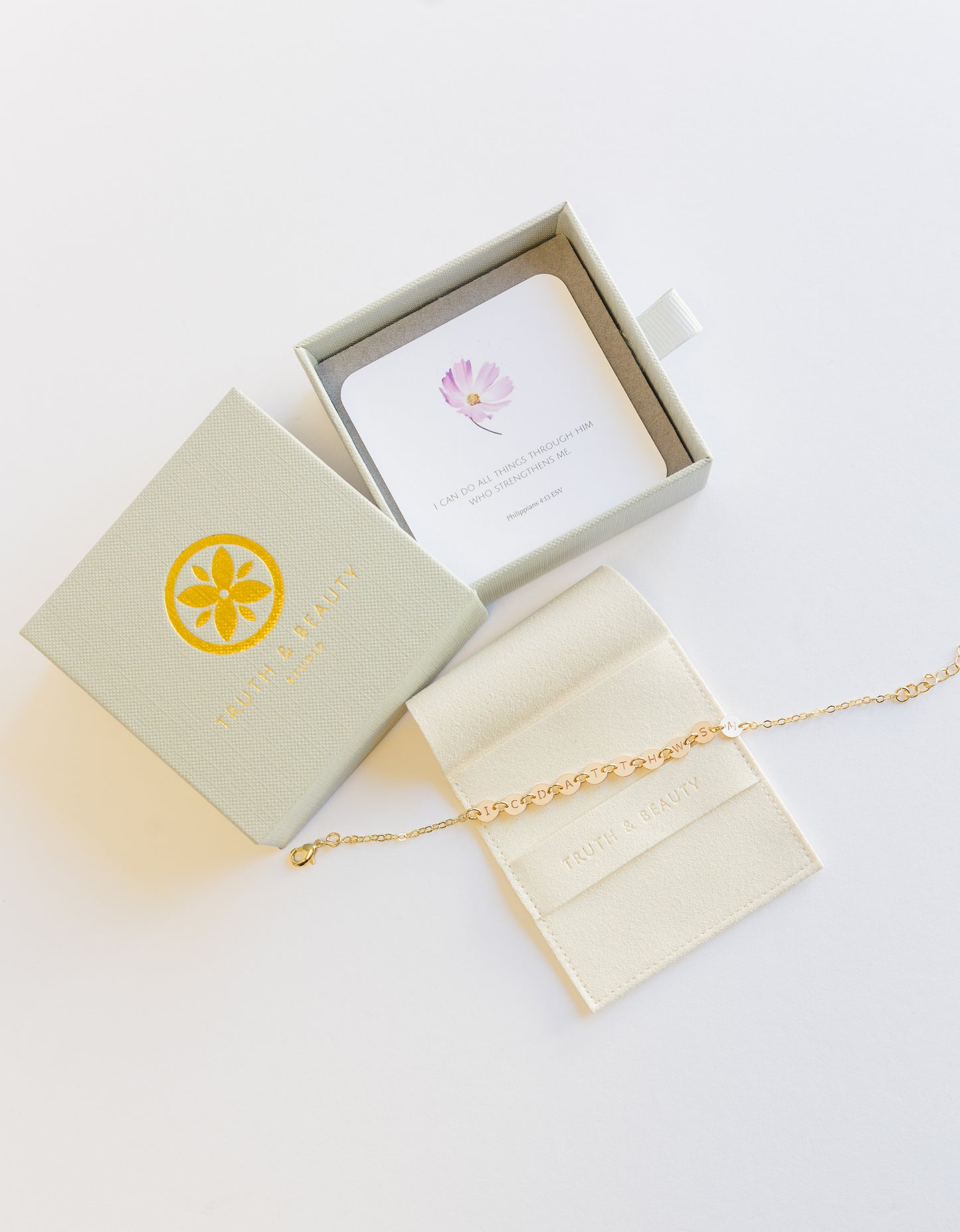 Elia Letter Bracelet for Scripture Memory | Living Word Jewelry™