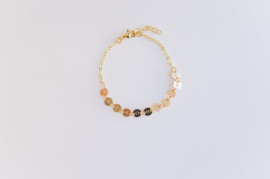 Elia Letter Bracelet for Scripture Memory | Living Word Jewelry™