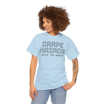Carpe Kairos Tee — "Seize the Moment" Inspirational Graphic T-Shirt