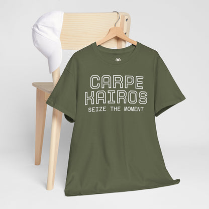 Carpe Kairos Tee — "Seize the Moment" Inspirational Graphic T-Shirt