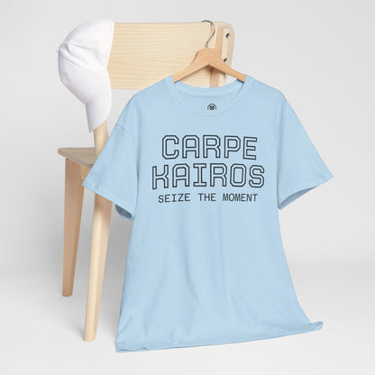 Carpe Kairos Tee — "Seize the Moment" Inspirational Graphic T-Shirt