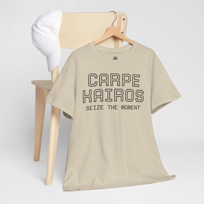 Carpe Kairos Tee — "Seize the Moment" Inspirational Graphic T-Shirt