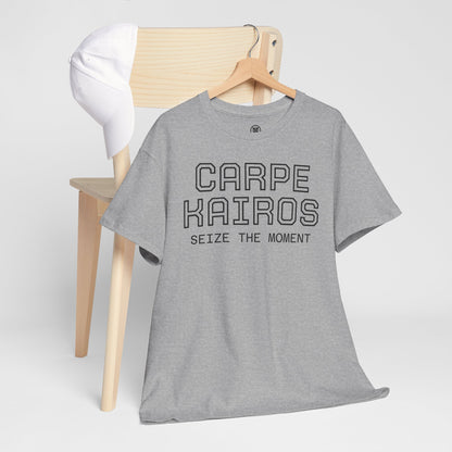 Carpe Kairos Tee — "Seize the Moment" Inspirational Graphic T-Shirt