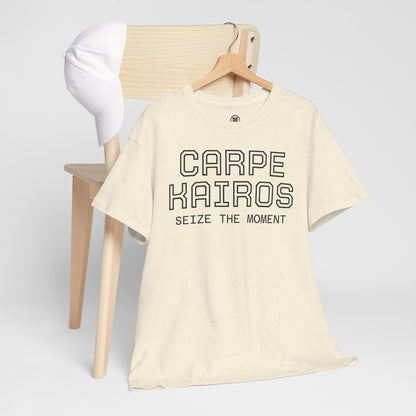 Carpe Kairos Tee — "Seize the Moment" Inspirational Graphic T-Shirt