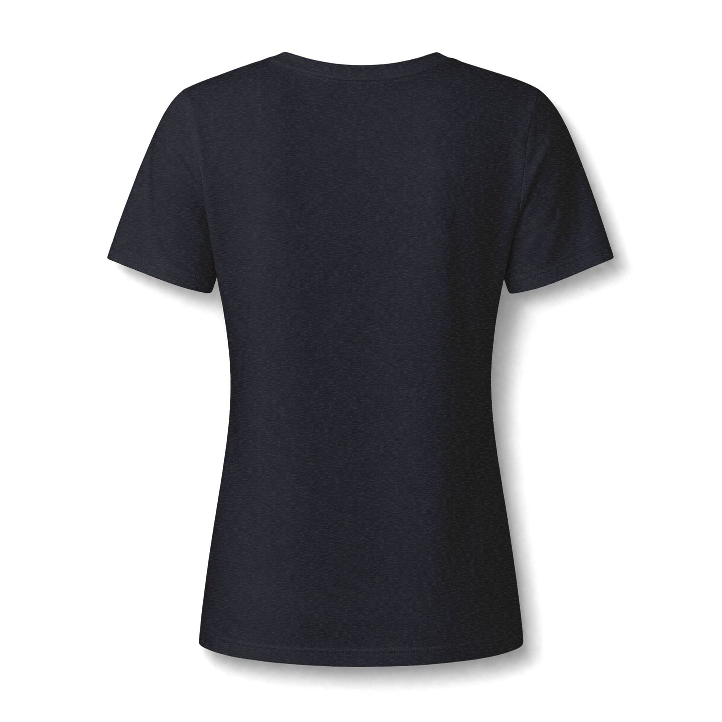 Organic Free Range Homeschool Mama  - Heathered V-Neck Tee Women’s Relaxed T-Shirt