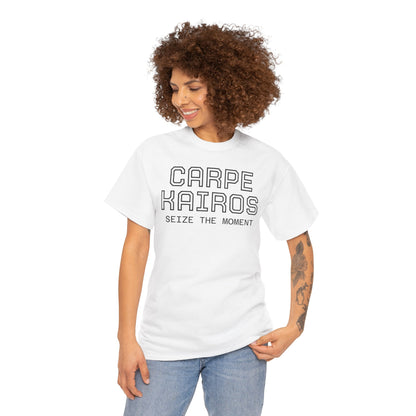 Carpe Kairos Tee — "Seize the Moment" Inspirational Graphic T-Shirt