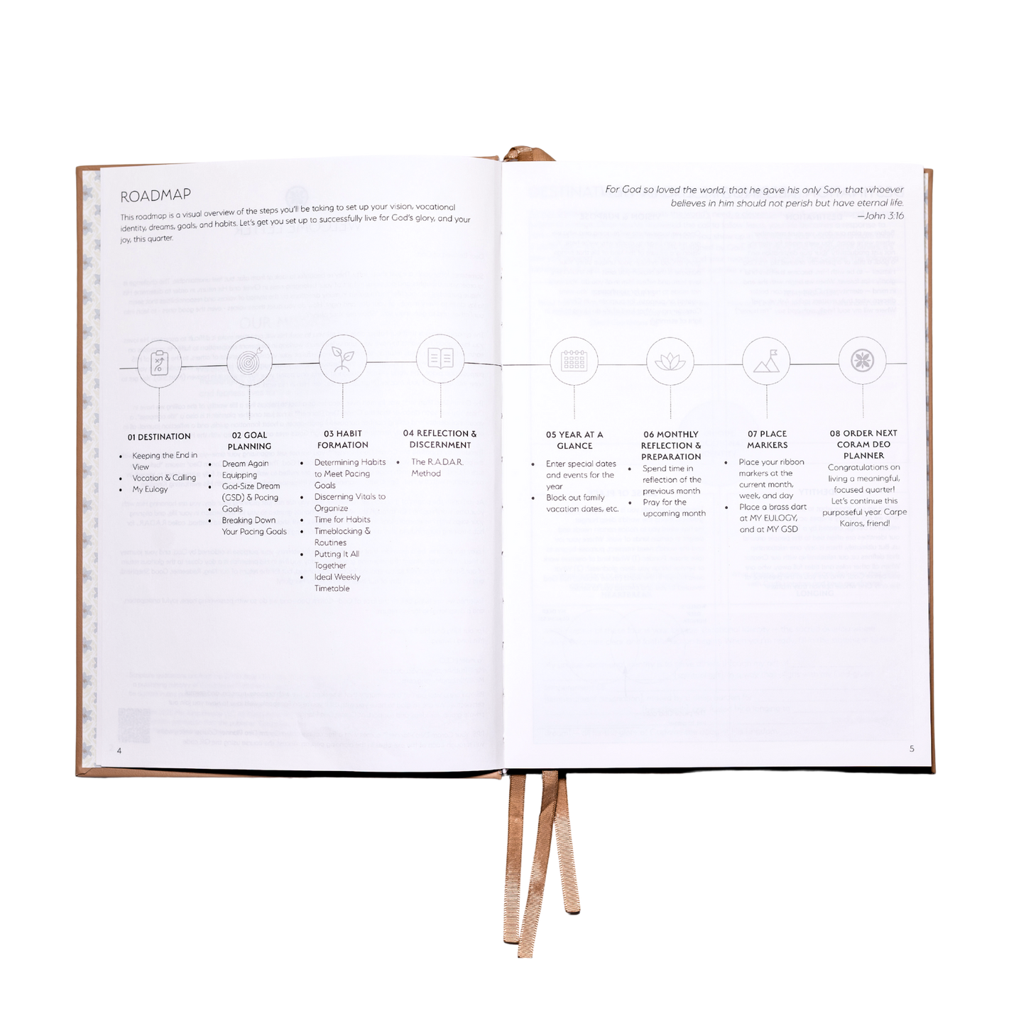 Coram Deo Planner™ | Undated, Quarterly Planner with Daily Organization & Reflection Pages | PRE-ORDER