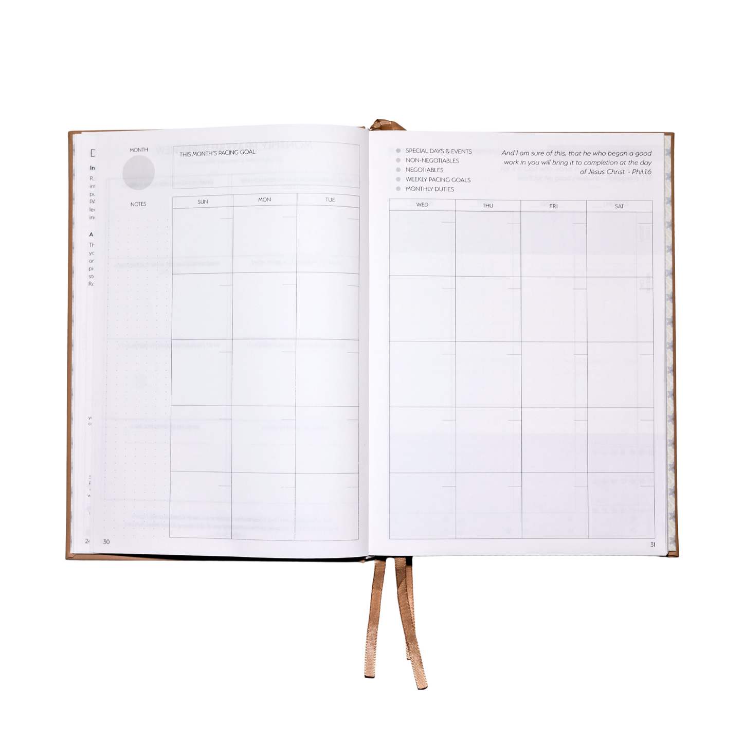 Coram Deo Planner™ | Undated, Quarterly Planner with Daily Organization & Reflection Pages | PRE-ORDER