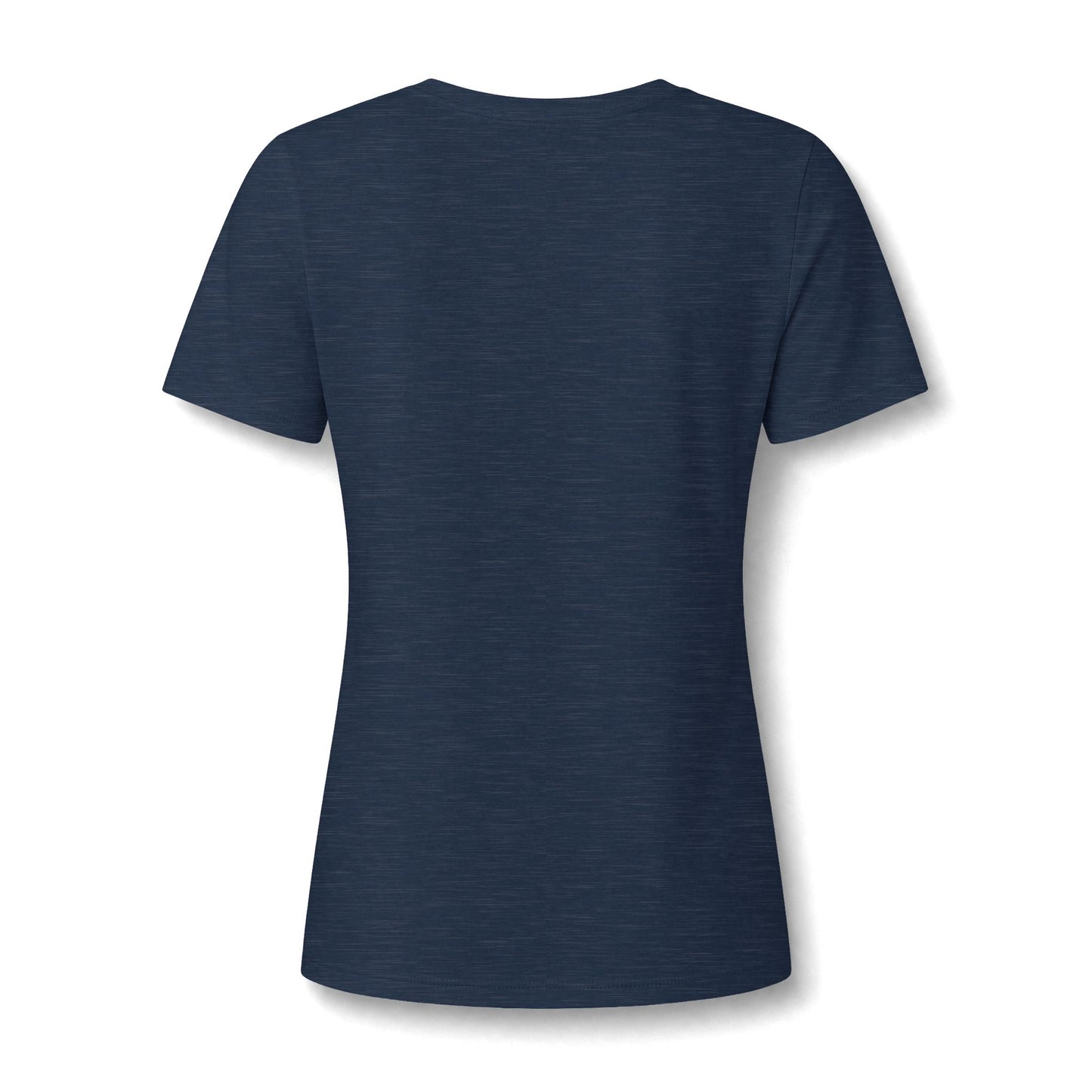 Organic Free Range Homeschool Mama  - Heathered V-Neck Tee Women’s Relaxed T-Shirt