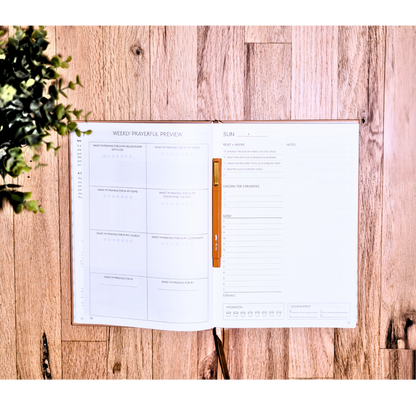 Coram Deo Planner™ | Undated, Quarterly Planner with Daily Organization & Reflection Pages | PRE-ORDER