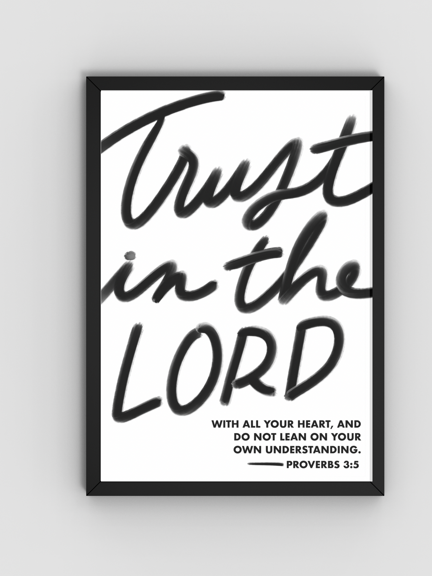 Trust in the LORD | Proverbs 3:5 Print