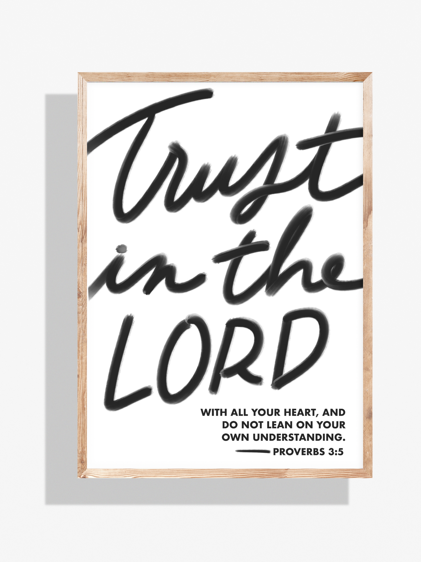 Trust in the LORD | Proverbs 3:5 Print