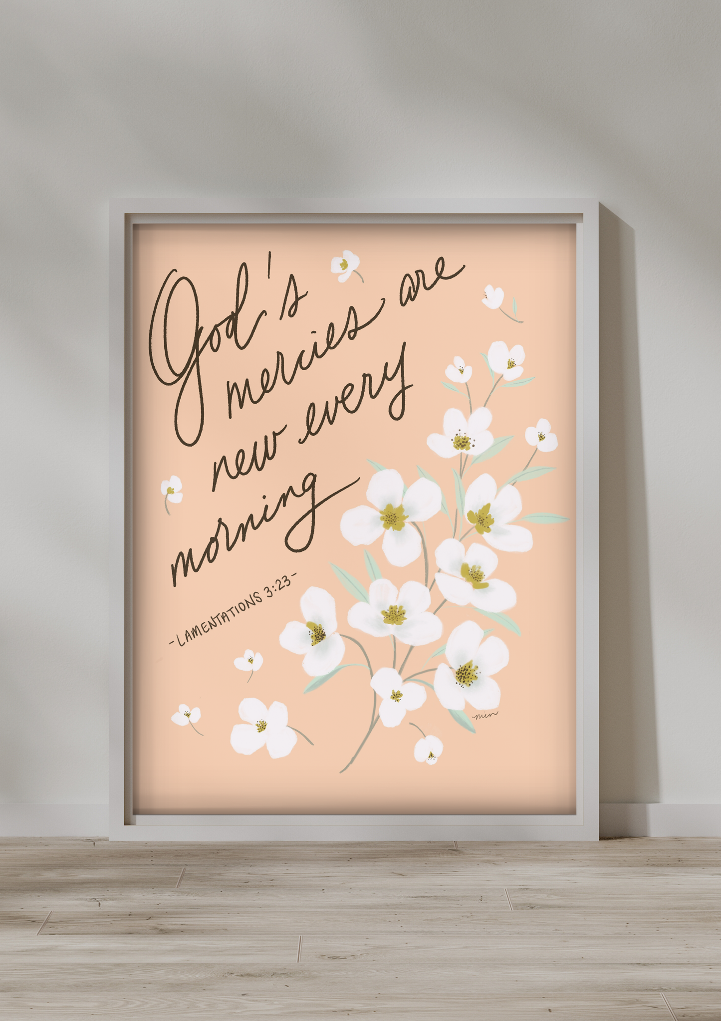 New Mercies | Lamentations 3:23 Art Print