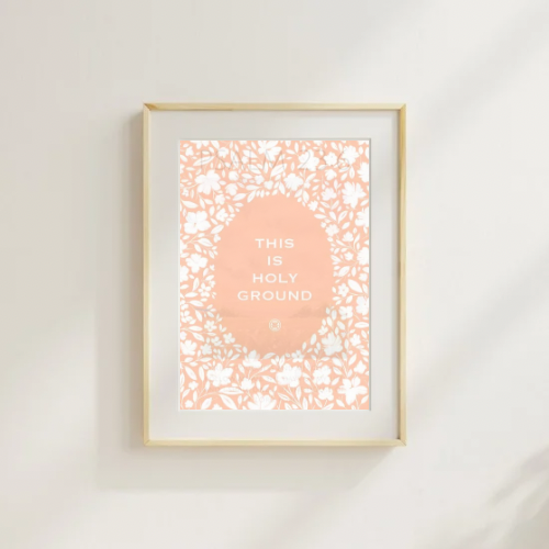 This is Holy Ground | Kitchen Art Print